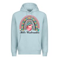 Blue Mist hello kindergarten Premium Hoodie - JahusDesignShop