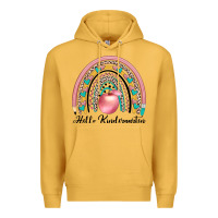 Mustard hello kindergarten Premium Hoodie - JahusDesignShop