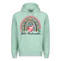 Seafoam hello kindergarten Premium Hoodie - JahusDesignShop