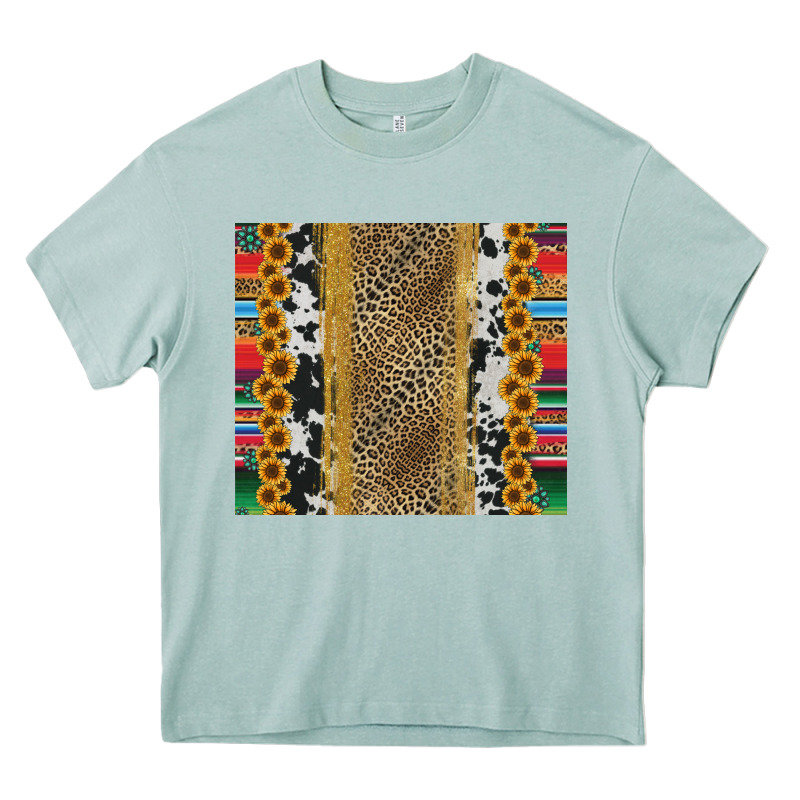 Western Serape Cowhide Heavy Core Tee by Jasminsmagicworld | Teevron