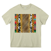 Mossy western serape cowhide Heavy Core Tee - Jasminsmagicworld