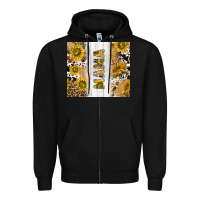Black western mother's day mama with cowhide and sunflowers tumbler tbs Zipper Hoodie - TumblerDesignByShophia