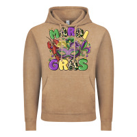 Vintage Coffee mardi gras Vintage Hoodie - MaliasSmallBusiness