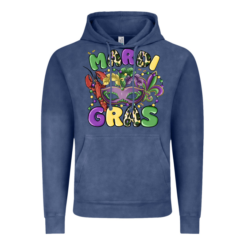 Mardi Gras Vintage Hoodie by MaliasSmallBusiness | Teevron