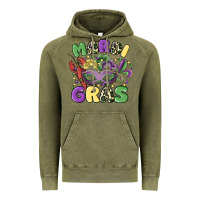 Vintage Olive mardi gras Vintage Hoodie - MaliasSmallBusiness