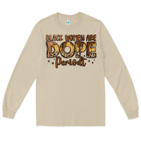 Mushroom black women are dope periodt Long Sleeve Tee - LillyAllenDesigns