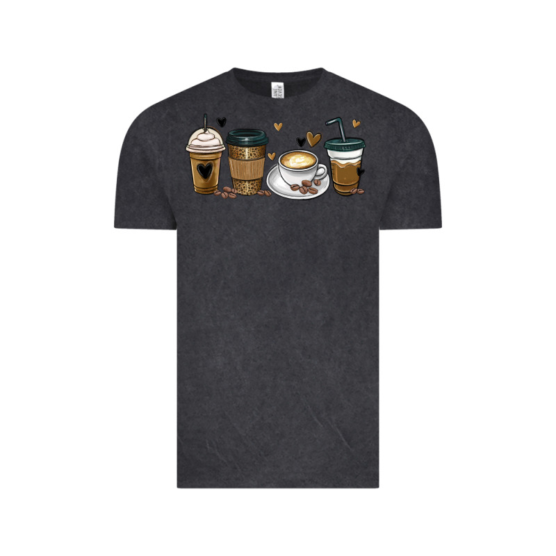 Coffee Latte Coffee Cups Vintage Tee by MaliasSmallBusiness | Teevron