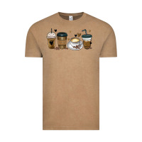Vintage Coffee coffee latte coffee cups Vintage Tee - MaliasSmallBusiness