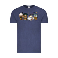 Vintage Denim coffee latte coffee cups Vintage Tee - MaliasSmallBusiness