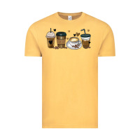 Vintage Mustard coffee latte coffee cups Vintage Tee - MaliasSmallBusiness