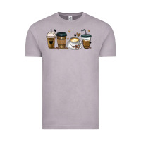 Vintage Zinc coffee latte coffee cups Vintage Tee - MaliasSmallBusiness