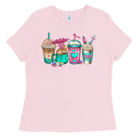 Bubblegum Pink cna nurse coffee cups Ladies Tee - Jasminsmagicworld