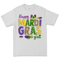 Dove Grey happy mardi gras y'all Premium Tee - AdoDesignShop