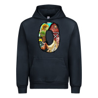 Navy farm life alphabet lowercase letters o Urban Hoodie - BundleAndBundleShop