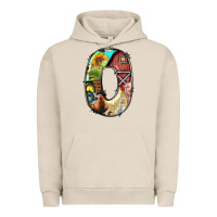 Pigment French Oak farm life alphabet lowercase letters o Urban Hoodie - BundleAndBundleShop