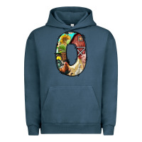 Pigment Midnight Navy farm life alphabet lowercase letters o Urban Hoodie - BundleAndBundleShop