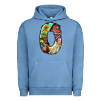 Pigment Pebble Blue farm life alphabet lowercase letters o Urban Hoodie - BundleAndBundleShop