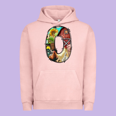 Farm Life Alphabet Lowercase Letters O Urban Hoodie Designed By Bundleandbundleshop
