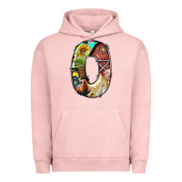 Pigment Salmon farm life alphabet lowercase letters o Urban Hoodie - BundleAndBundleShop