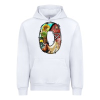 White farm life alphabet lowercase letters o Urban Hoodie - BundleAndBundleShop