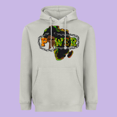 Power Black History Heavyweight Hoodie Designed By Howdyjamesfarm