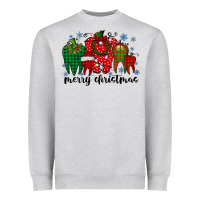 Heather Grey merry christmas tooth Heavyweight Sweatshirt - RacoonDesign