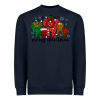 Navy merry christmas tooth Heavyweight Sweatshirt - RacoonDesign