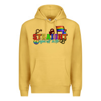Antique Gold Straight agains hate Premium Hoodie - CowGirlArtShop