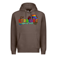 Coffee Straight agains hate Premium Hoodie - CowGirlArtShop