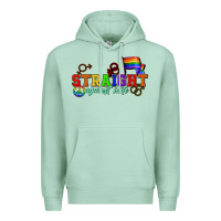 Seafoam Straight agains hate Premium Hoodie - CowGirlArtShop