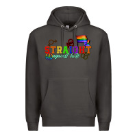 Smoke Straight agains hate Premium Hoodie - CowGirlArtShop