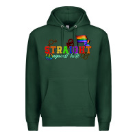 Sports Green Straight agains hate Premium Hoodie - CowGirlArtShop
