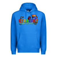 True Royal Straight agains hate Premium Hoodie - CowGirlArtShop