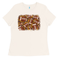 Bone american football background Ladies Tee - JahusDesignShop