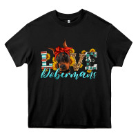 Black love dobermans Heavy Core Tee - Artiststas