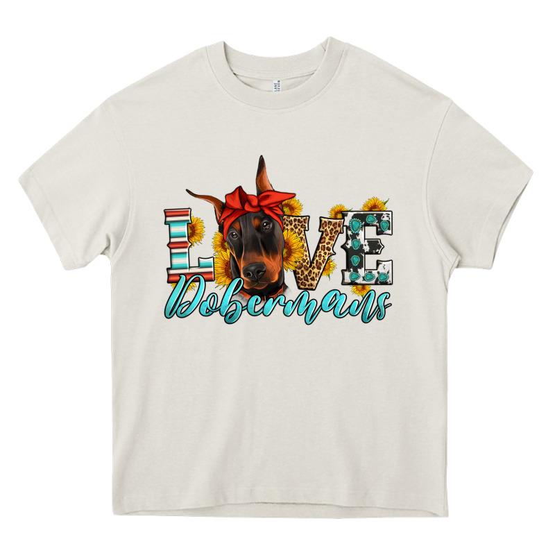 Love Dobermans Heavy Core Tee by Artiststas | Teevron