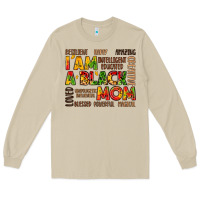 Mushroom i am a black mom Long Sleeve Tee - LillyAllenDesigns
