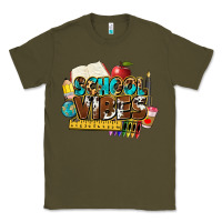 Army Green school vibes Classic Tee - NancyCooperArtShop