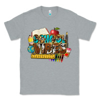 Heather Grey school vibes Classic Tee - NancyCooperArtShop