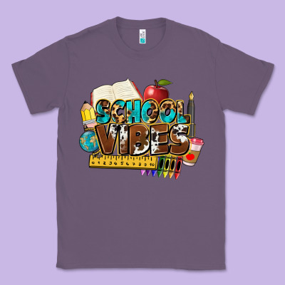 School Vibes Classic Tee Designed By Nancycooperartshop