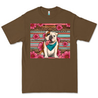 Cacao british bulldog floral serape tumbler Premium Tee - Artiststas