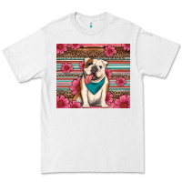 White british bulldog floral serape tumbler Premium Tee - Artiststas