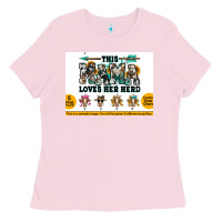 Bubblegum Pink This mama  loves her herd goats Ladies Tee - Jasminsmagicworld