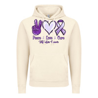Vintage Artic Peace love cure Testicular Cancer Vintage Hoodie - NancyCooperArtShop