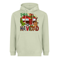 Matcha Feliz Navidad Christmas Mexico Heavyweight Hoodie - HowdyJamesFarm