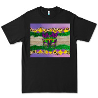Black mardi gras mask Premium Tee - AdoDesignShop