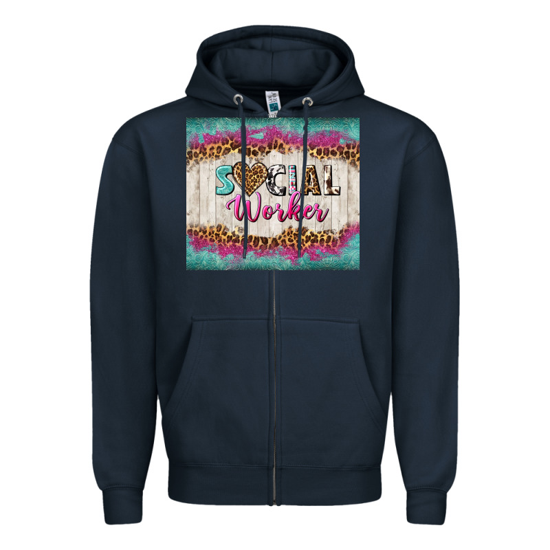 Western Social Worker Tumbler Tbs (1) Zipper Hoodie by TumblerDesignByShophia | Teevron