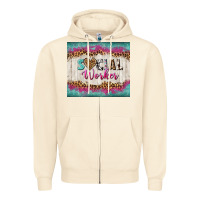 Sandshell western social worker tumbler tbs (1) Zipper Hoodie - TumblerDesignByShophia