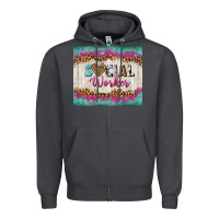 Smoke western social worker tumbler tbs (1) Zipper Hoodie - TumblerDesignByShophia