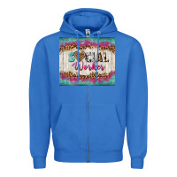 True Royal western social worker tumbler tbs (1) Zipper Hoodie - TumblerDesignByShophia